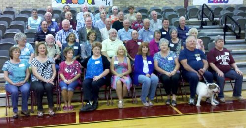 RHS Class of 1962-64 in 2012 at homecoming
