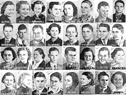 RHS 1938 Seniors #1