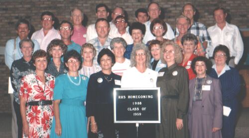 RHS-1959 reunion in 1988